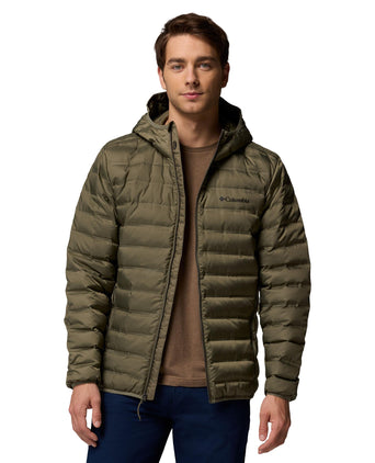 Lake 22 II Down Hooded Jacket - Stone Green