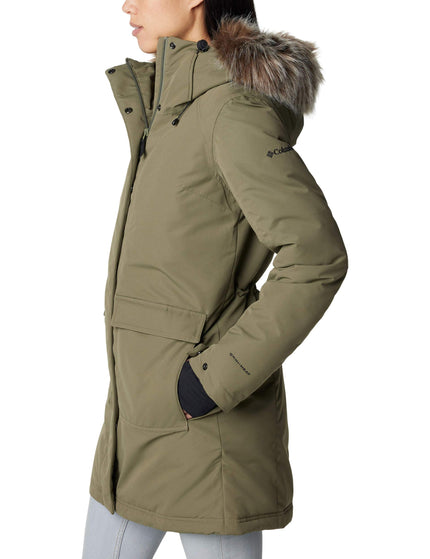 Columbia Little Si II Waterproof Parka - Stone Greenimage2- The Sports Edit