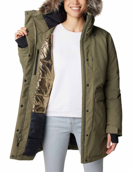 Columbia Little Si II Waterproof Parka - Stone Greenimage6- The Sports Edit