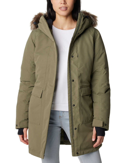 Columbia Little Si II Waterproof Parka - Stone Greenimage8- The Sports Edit