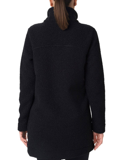 Columbia Panorama Long Sherpa Fleece Jacket - Blackimage2- The Sports Edit