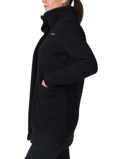 Columbia Panorama Long Sherpa Fleece Jacket - Blackimage3- The Sports Edit