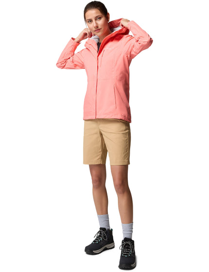 Columbia Pouring Adventure III Waterproof Hiking Jacket - Alpenglowimage8- The Sports Edit