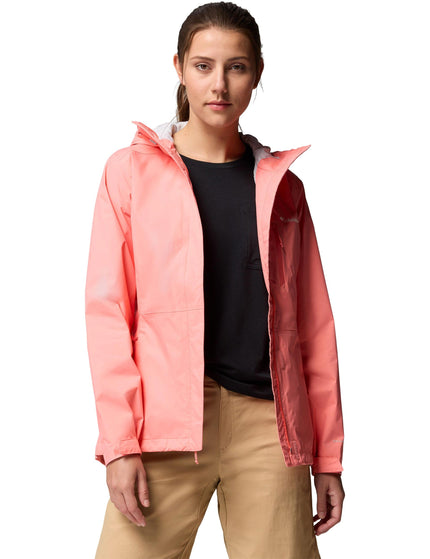 Columbia Pouring Adventure III Waterproof Hiking Jacket - Alpenglowimage7- The Sports Edit