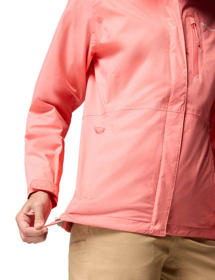 Columbia Pouring Adventure III Waterproof Hiking Jacket - Alpenglowimage5- The Sports Edit