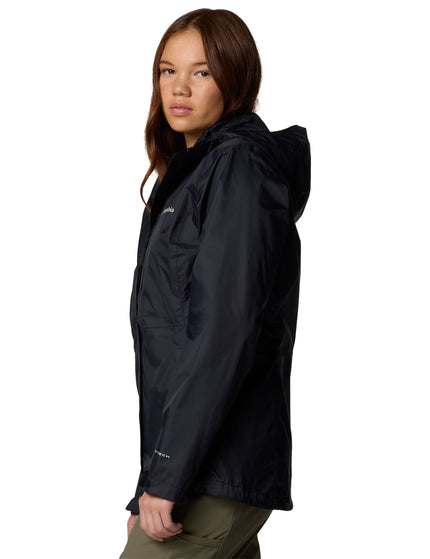 Columbia Pouring Adventure III Waterproof Hiking Jacket - Blackimage2- The Sports Edit
