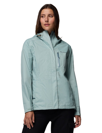 Columbia Pouring Adventure III Waterproof Hiking Jacket - Crushed Blueimage1- The Sports Edit