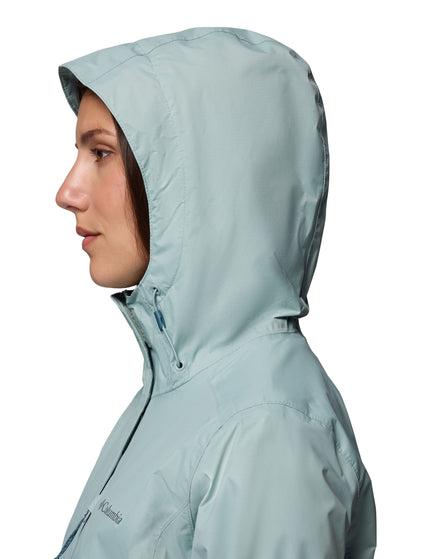 Columbia Pouring Adventure III Waterproof Hiking Jacket - Crushed Blueimage4- The Sports Edit