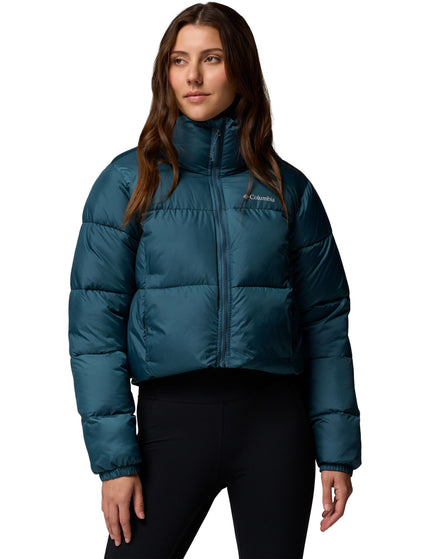 Columbia Puffect II Cropped Puffer Jacket - Everblueimage1- The Sports Edit