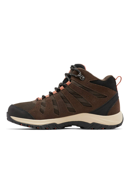 Columbia Redmond III Mid Waterproof Walking Boot - Cordovan/Dark Coralimage3- The Sports Edit