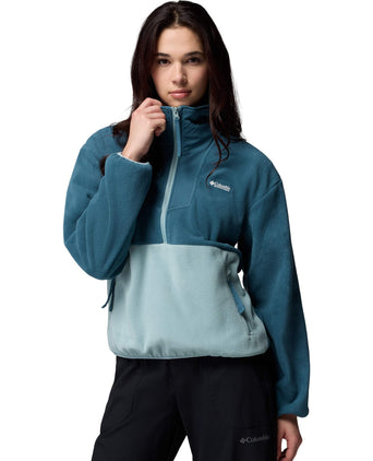 Sequoia Grove 1/2 Zip Fleece - Everblue/Crushed Blue