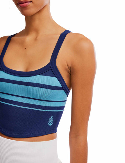 FP Movement All Clear Striped Cami - Midnight Navy Comboimages4- The Sports Edit