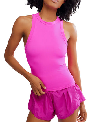 Dynamite Tank - Fuchsia Flirt