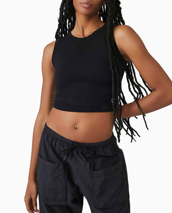 Free Throw Muscle Tank - Black