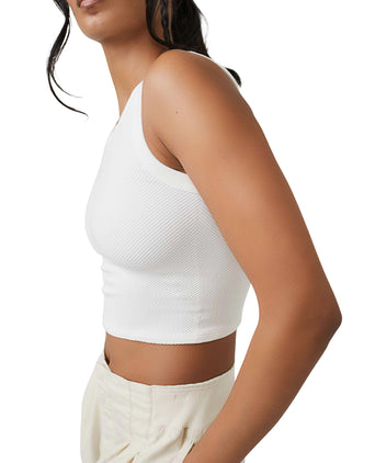 Free Throw Muscle Tank - White