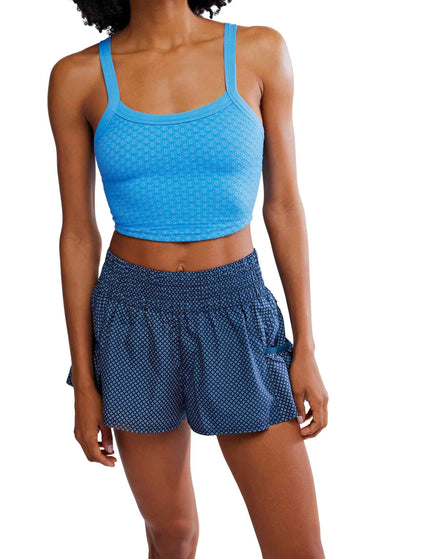 FP Movement Get Your Flirt On Printed Shorts - Summit Frost/Midnight Navyimages1- The Sports Edit