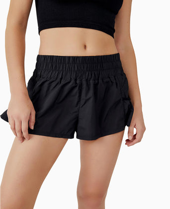 Get Your Flirt On Shorts - Black