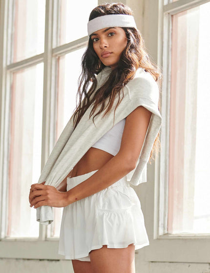 FP Movement Get Your Flirt on Shorts - Whiteimages7- The Sports Edit