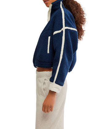 Mountain High 1/2 Zip Fleece - Navy Combo