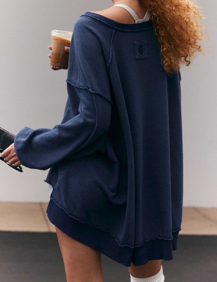 FP Movement One To Beat Pullover - Midnight Navyimage8- The Sports Edit