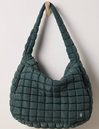 Quilted Carryall Bag - Evergreen