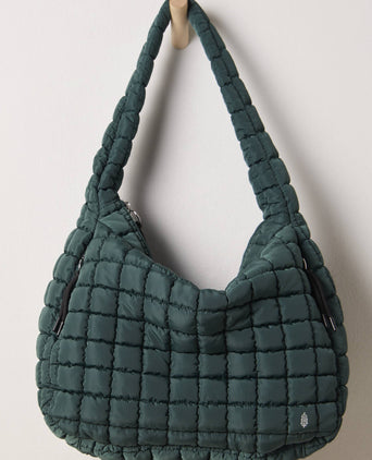 Quilted Carryall Bag - Evergreen