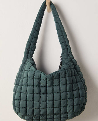 Quilted Carryall Bag - Evergreen