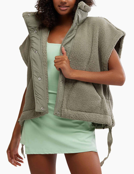 FP Movement Scout It Out Fleece Vest - Sage Stoneimage1- The Sports Edit