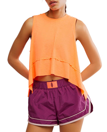 Tempo Tank - Neon Coral