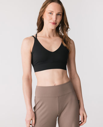 Gigi Strappy Bra - Black