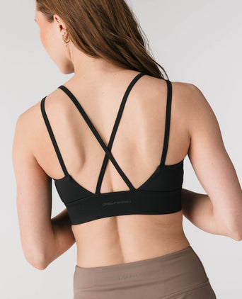 Gigi Strappy Bra - Black