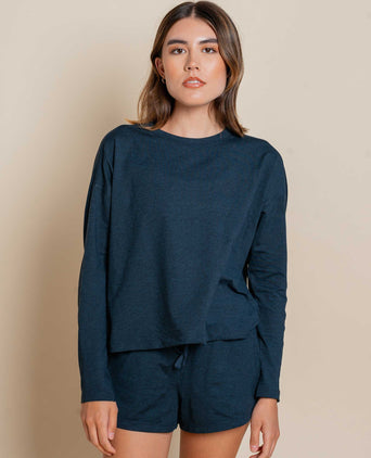 ReSet Long Sleeve Tee - Midnight