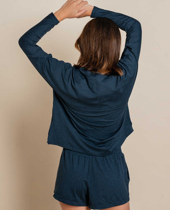 ReSet Long Sleeve Tee - Midnight