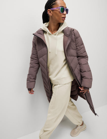 Goodmove Cotton Rich Mesh Panel Relaxed Hoodie - Ivoryimage3- The Sports Edit