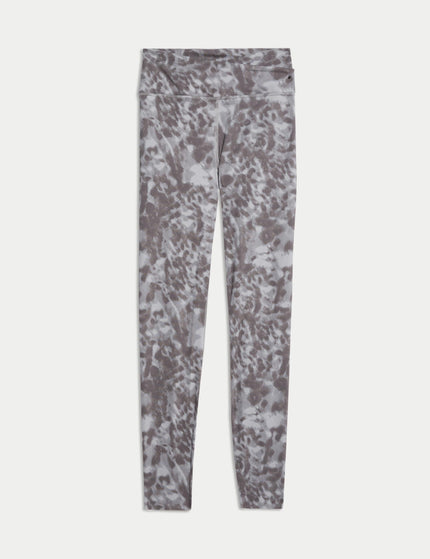 Goodmove Go Balance Printed Wrap Waist Yoga Leggings - Grey Miximage4- The Sports Edit