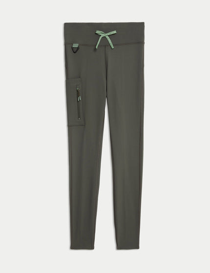 Goodmove Go Discover Stormwear Walking Leggings - Dark Oliveimage4- The Sports Edit