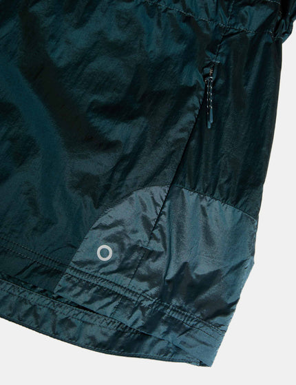 Goodmove Iridescent Hooded Running Jacket with Stormwear - Dark Turquoiseimages7- The Sports Edit