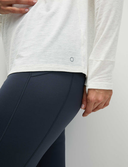 Goodmove Merinotec Crew Neck Walking Top - Ivoryimage4- The Sports Edit