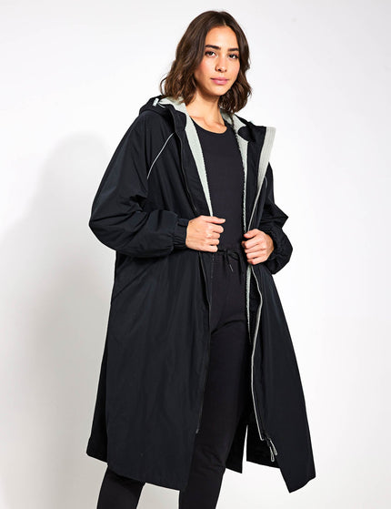 Goodmove Stormwear Borg Lined Changing Robe - Blackimage5- The Sports Edit