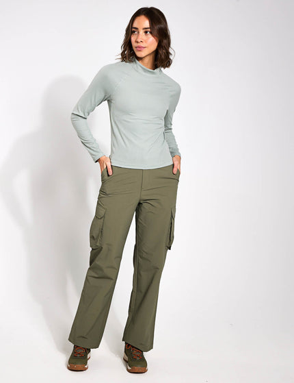 Goodmove Stormwear Cargo Wide Leg Trousers - Dark Khakiimage4- The Sports Edit