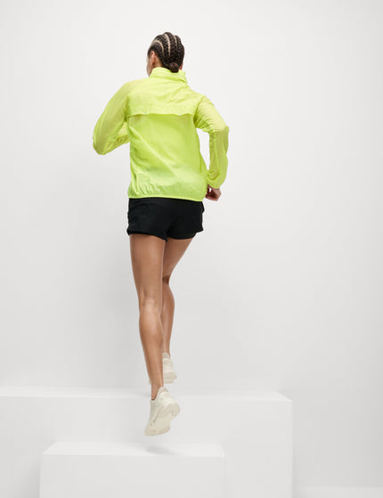 Goodmove Stormwear Hooded Zip Up Running Jacket - Limeadeimage5- The Sports Edit