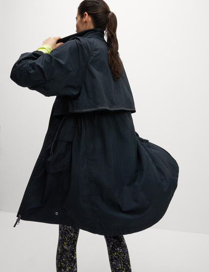 Goodmove Stormwear Lightweight Packable Hooded Parka - Blackimage5- The Sports Edit