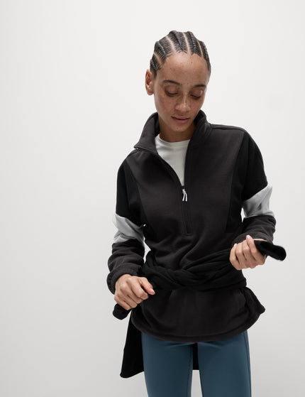 Goodmove Thermal Half Zip Colour Block Fleece - Carbonimage1- The Sports Edit