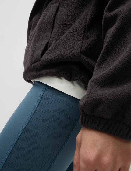 Goodmove Thermal Half Zip Colour Block Fleece - Carbonimage4- The Sports Edit