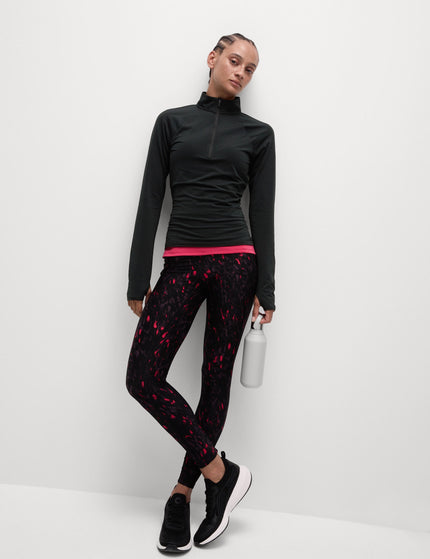 Goodmove Ultraheat Funnel Neck Running Top - Blackimage5- The Sports Edit