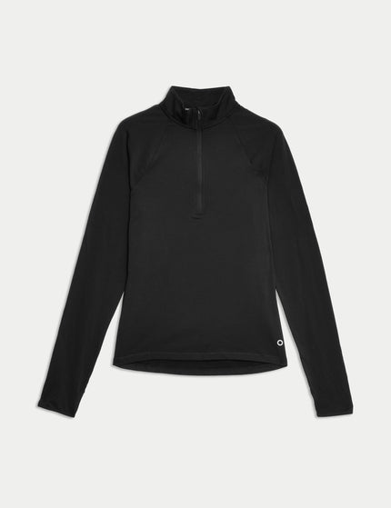 Goodmove Ultraheat Funnel Neck Running Top - Blackimage6- The Sports Edit