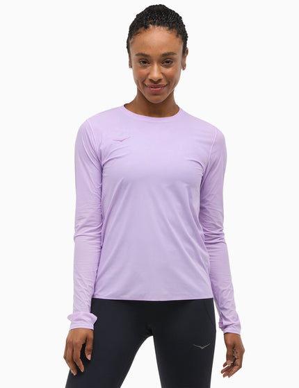 HOKA Airolite Run Long Sleeve - Aster Flowerimage1- The Sports Edit