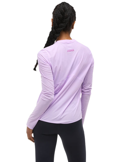 HOKA Airolite Run Long Sleeve - Aster Flowerimage2- The Sports Edit