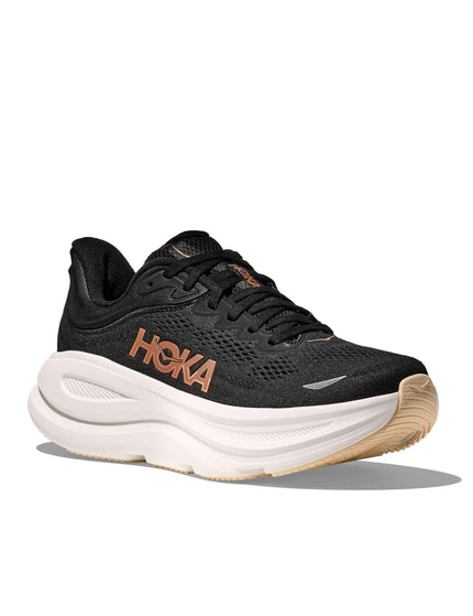 HOKA Bondi 9 - Black/Rose Goldimage2- The Sports Edit