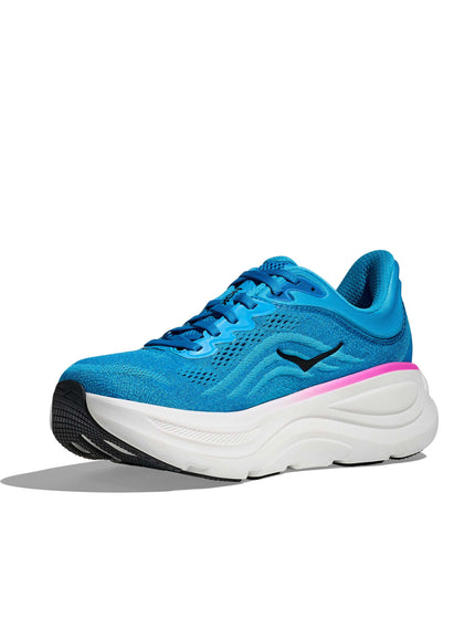 HOKA Bondi 9 - Skyward Blue/Neon Fuchsiaimage3- The Sports Edit
